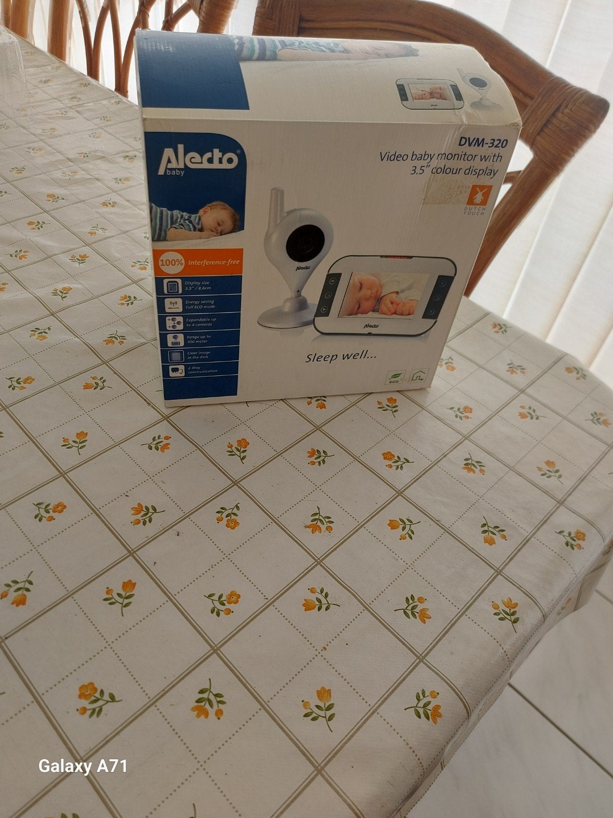 babyfoon ALECTO DVM 320, Ophalen, Zo goed als nieuw, 250 meter of meer, Camera