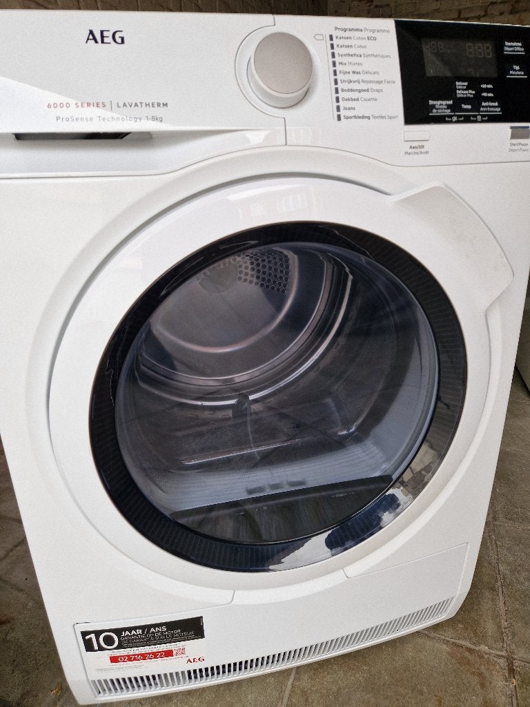 Sèche linge AEG 8kg A condensation, Electroménager, Enlèvement, Comme neuf, Chargeur frontal