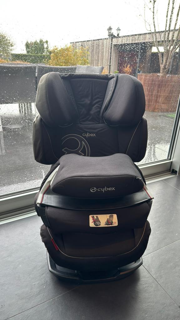 Zwart, cybex, groep 2-3, Kinderen en Baby's, Autostoeltjes, Verstelbare rugleuning, Gebruikt, 9 t/m 36 kg, Isofix