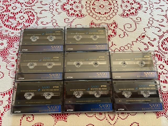 TDK SA90, Cd's en Dvd's, Cassettebandjes, Ophalen of Verzenden, Gebruikt, 2 t/m 25 bandjes, Onbespeeld