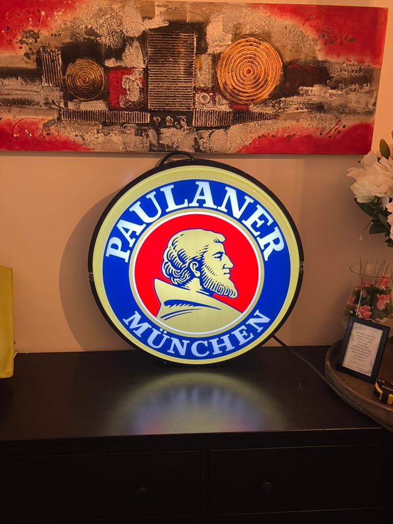 Lichtbak Paulaner Munchen, Verzamelen, Ophalen, Zo goed als nieuw