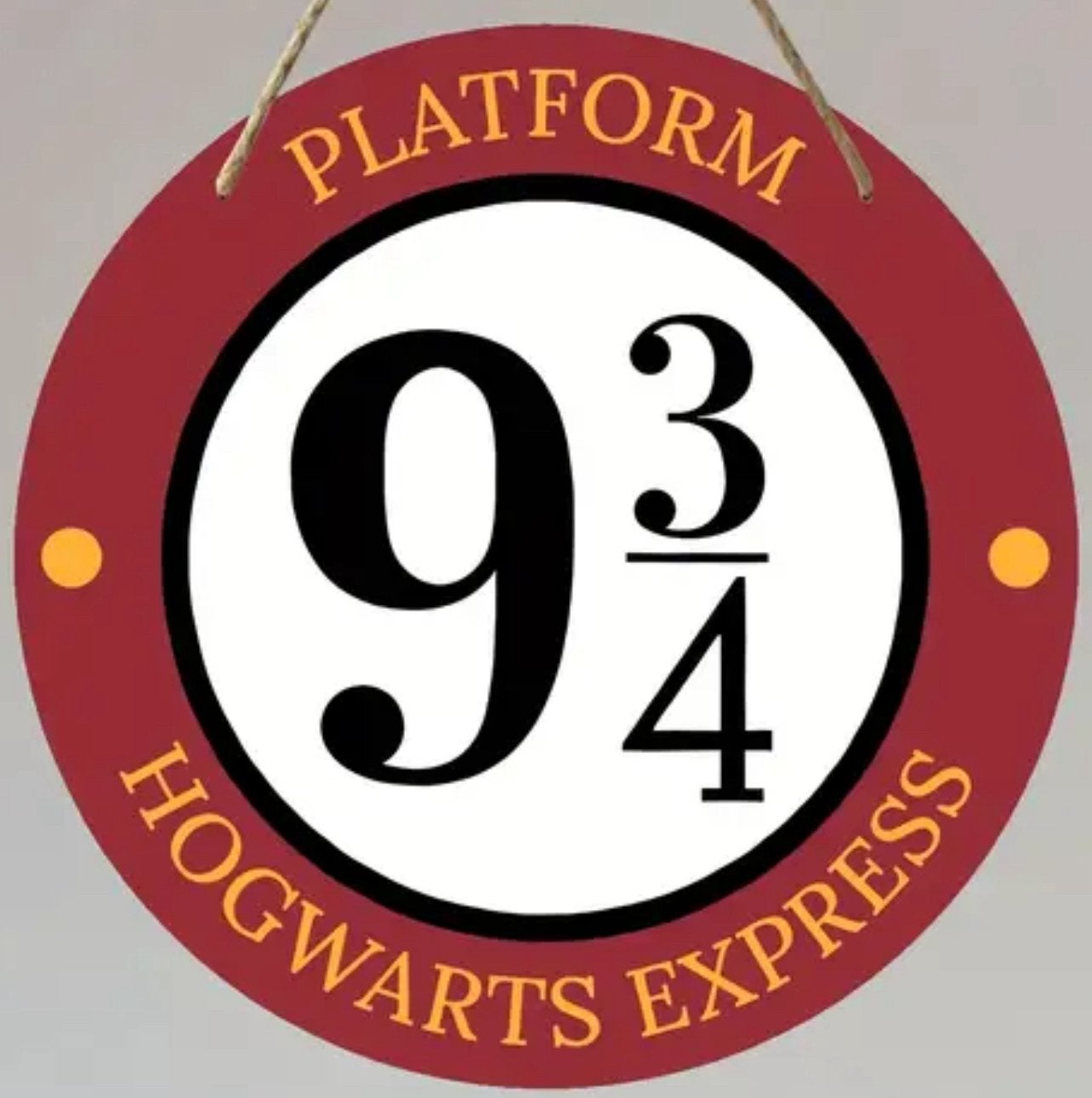 Planche bois Harry Potter Platform 9 3/4 - vintage mancave, Enlèvement ou Envoi, Neuf, Ustensile