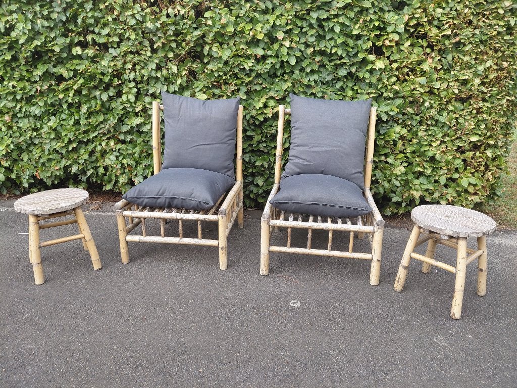 Gratis Tuinset, Tuin en Terras, Ophalen, Gebruikt, Rotan