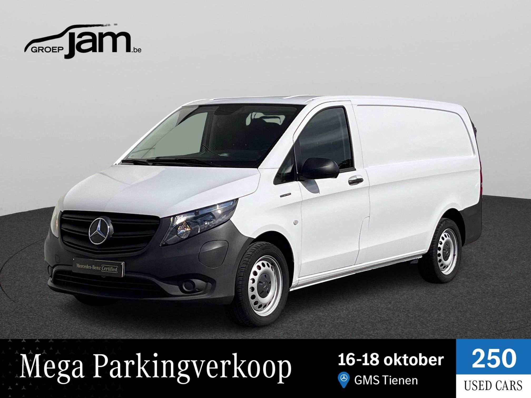 Mercedes-Benz eVito L2 60Kwh, 4 deurs, Stof, Gebruikt, 41 kWh