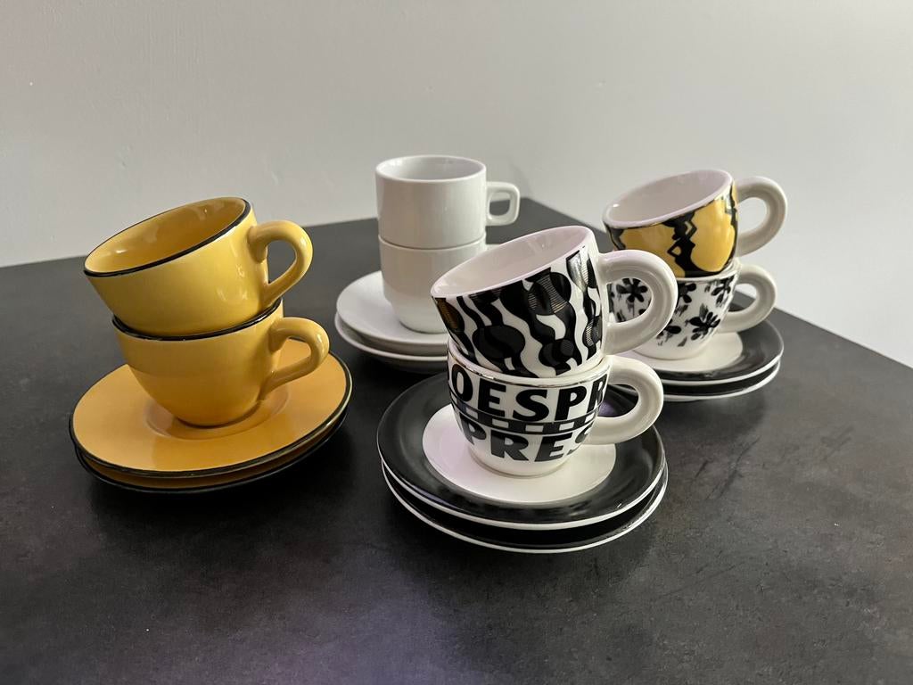 Espresso tasjes, Huis en Inrichting, Ophalen of Verzenden