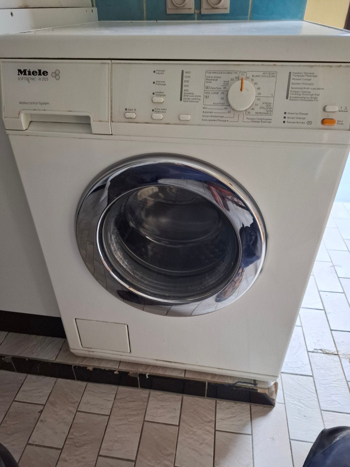 miele softtronic w2123 wasmachine, Ophalen