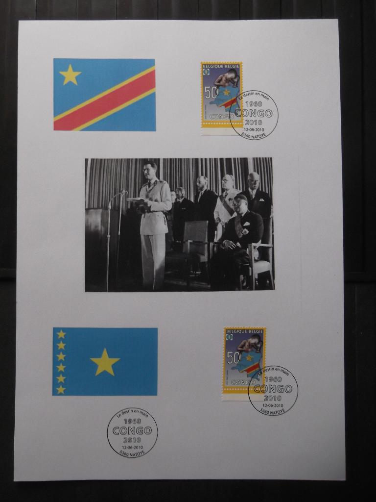 4047 FDS Congo 2010, Ophalen of Verzenden, Gestempeld, 1e dag stempel