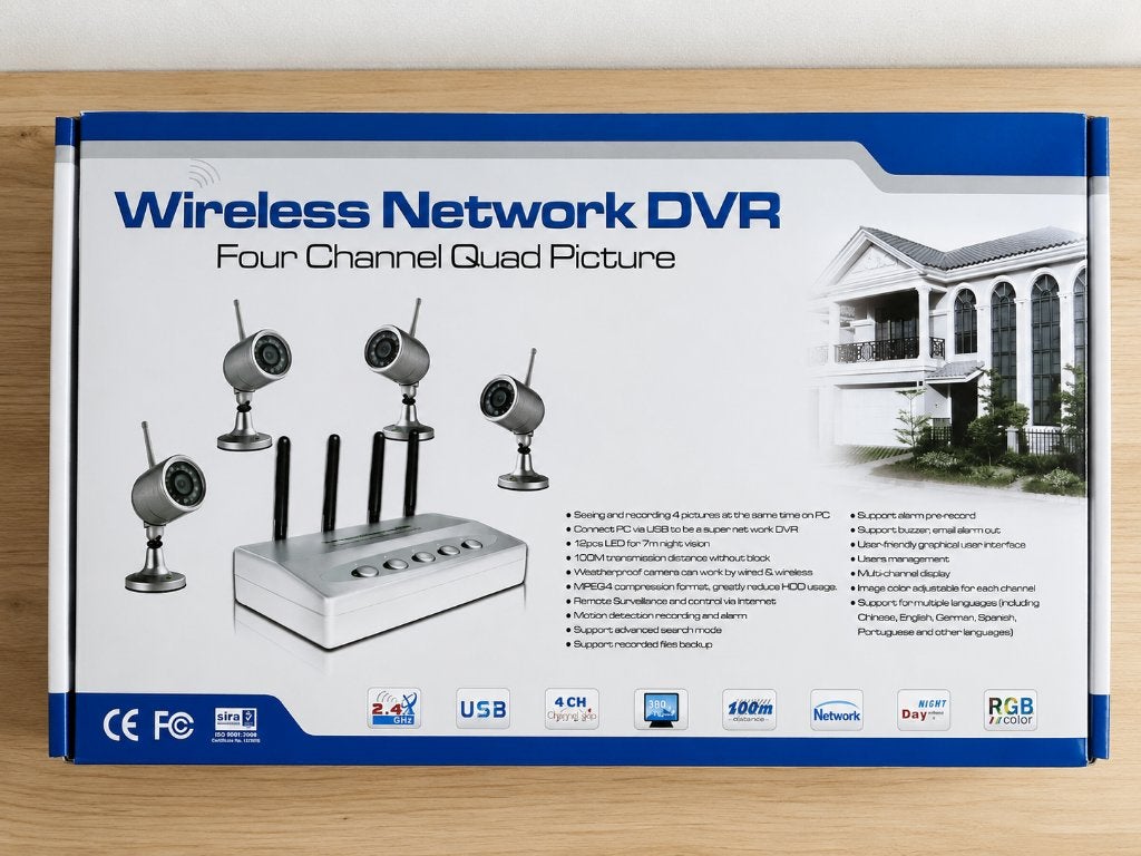 Draadloos Camerasysteem / Wireless Network DVR, Audio, Tv en Foto, Ophalen, Nieuw, Binnencamera
