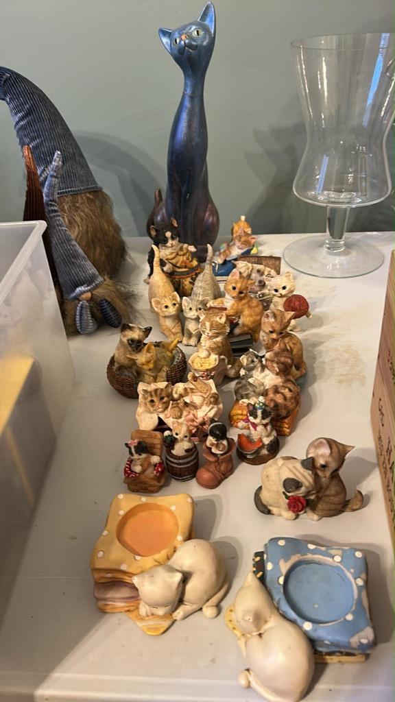 Lot de chats, Enlèvement, Utilisé, Chien ou Chat, Statue ou Figurine