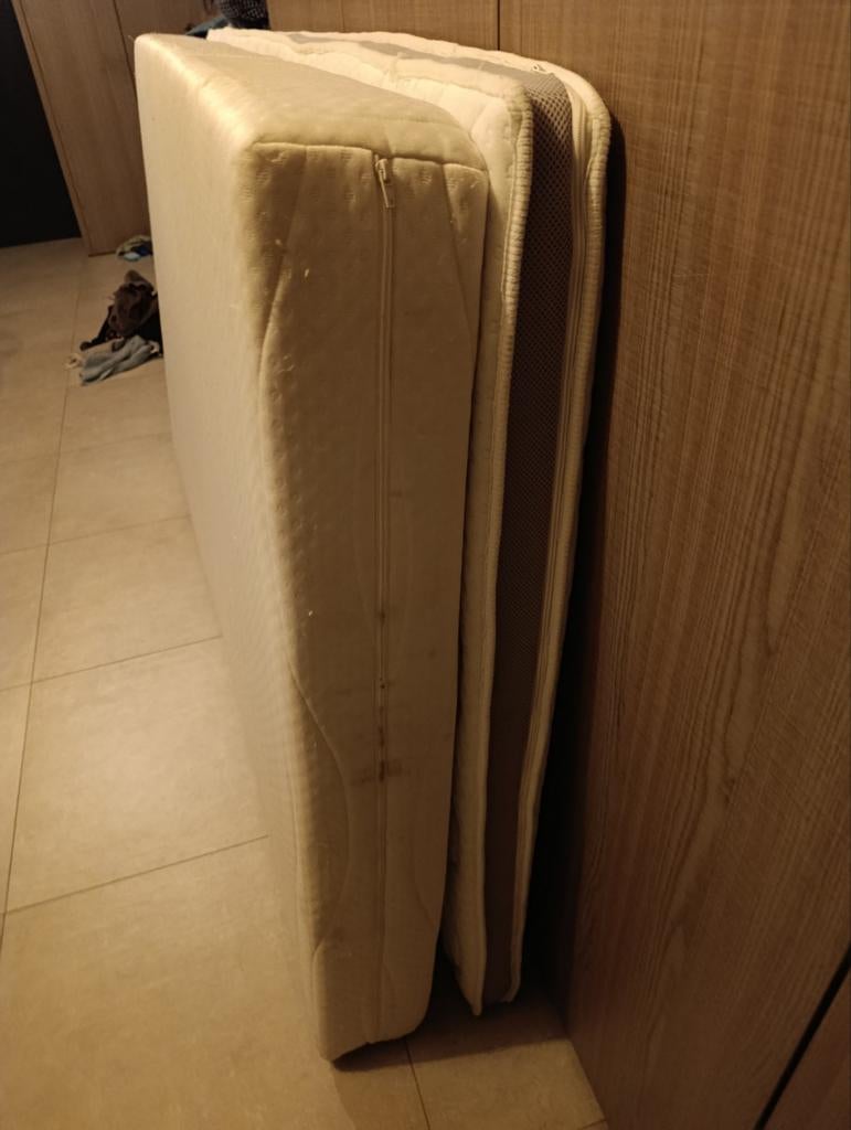 Matras met topper GRATIS Maaseik, Maison & Meubles, Chambre à coucher | Matelas & Sommiers, Matelas, Queen size, Enlèvement, 120 cm