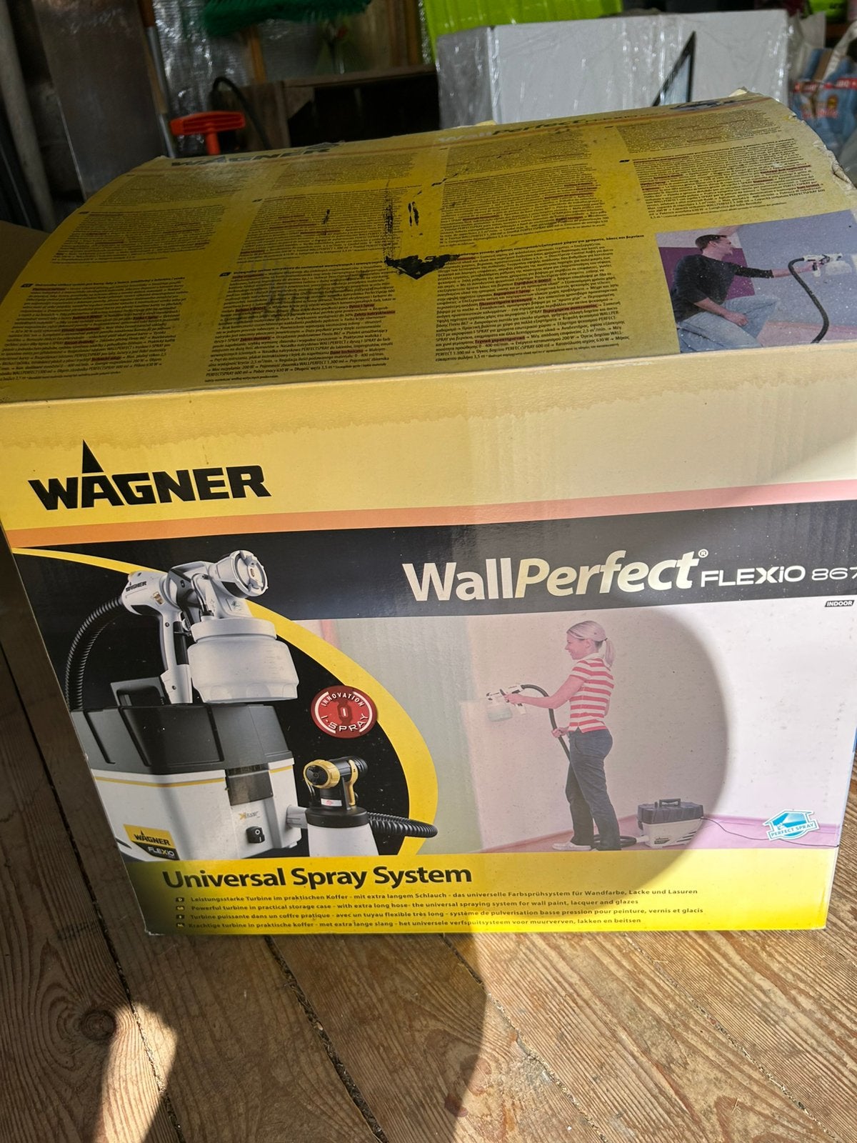 Wagner WallPerfect Flexio 867 verfspuitsysteem – werkend, Enlèvement, Utilisé