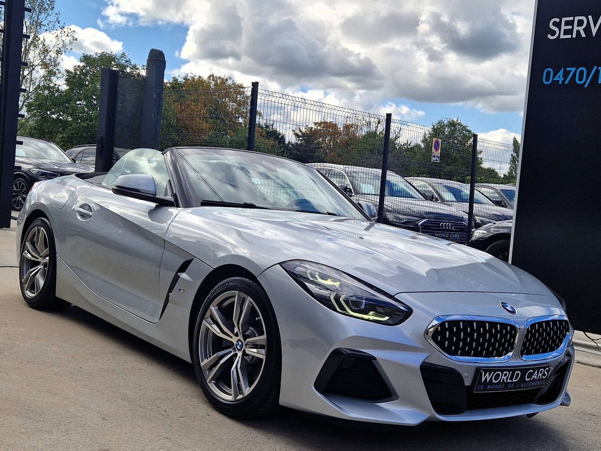 BMW Z4 2.0iAS PACK M - BOITE AUTO - FULL LED - ECLAIRAGE D A, Auto's, Automaat, 4 cilinders, Cabriolet, Leder