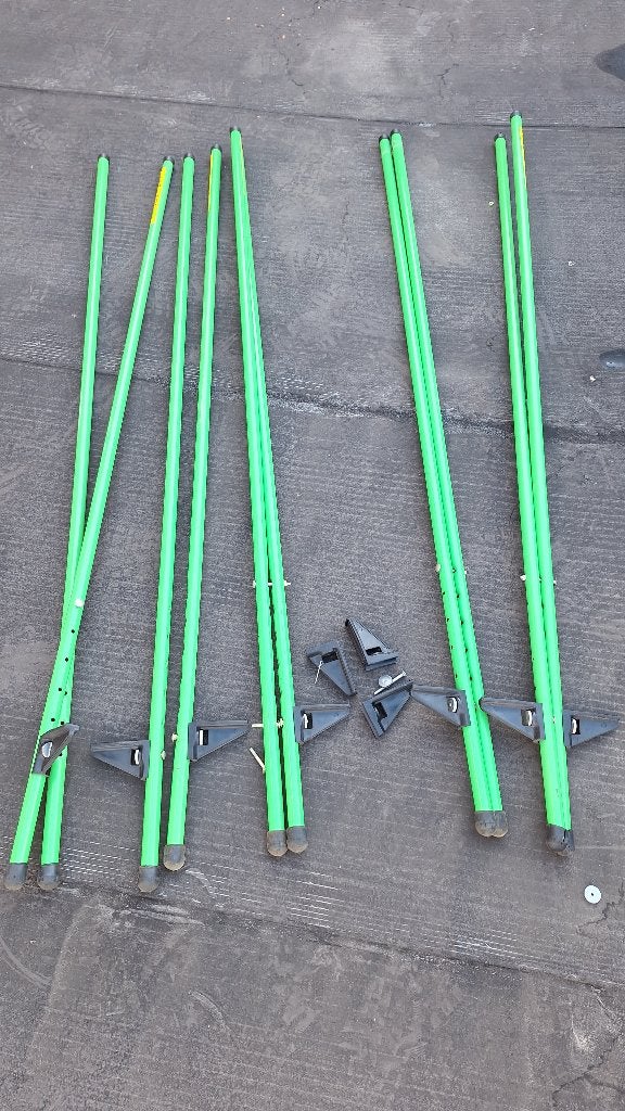5 paires d'échasses en métal flamingo safety (Sven), Enlèvement, Comme neuf