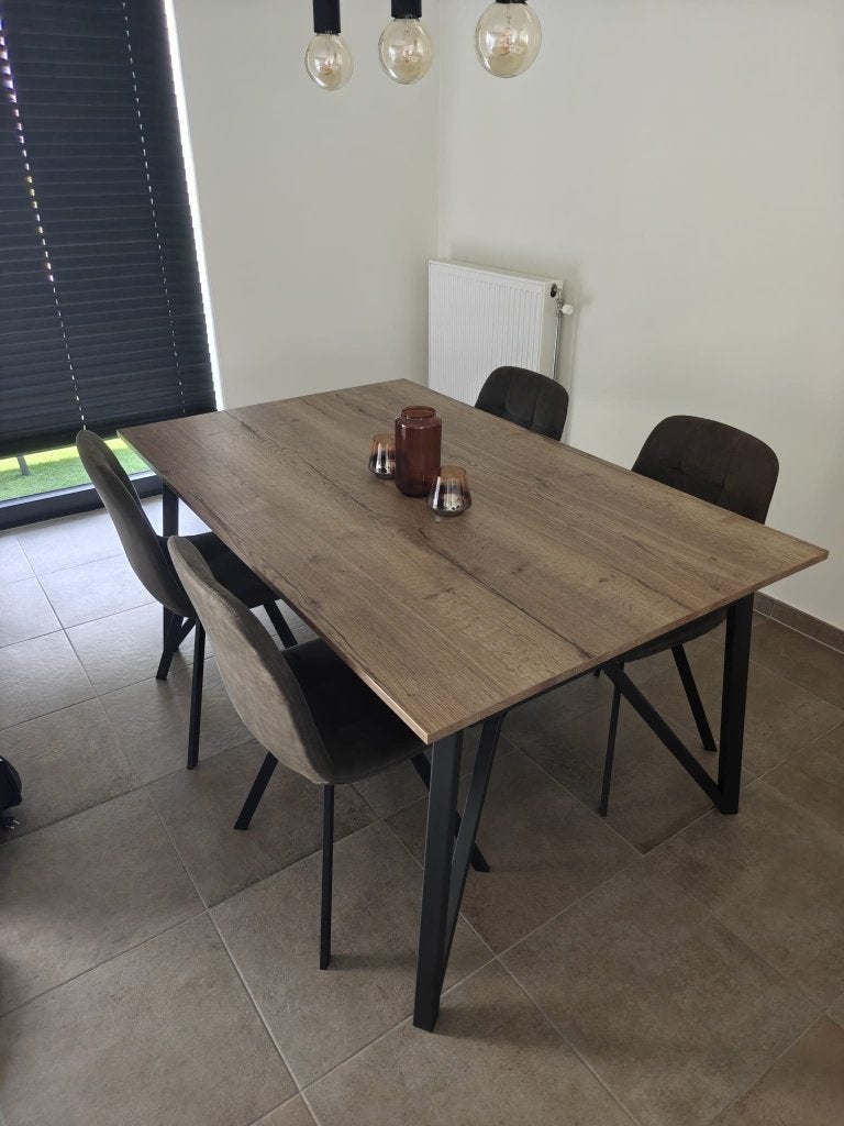 eettafel, Ophalen, Eikenhout, Zo goed als nieuw, Vijf personen of meer