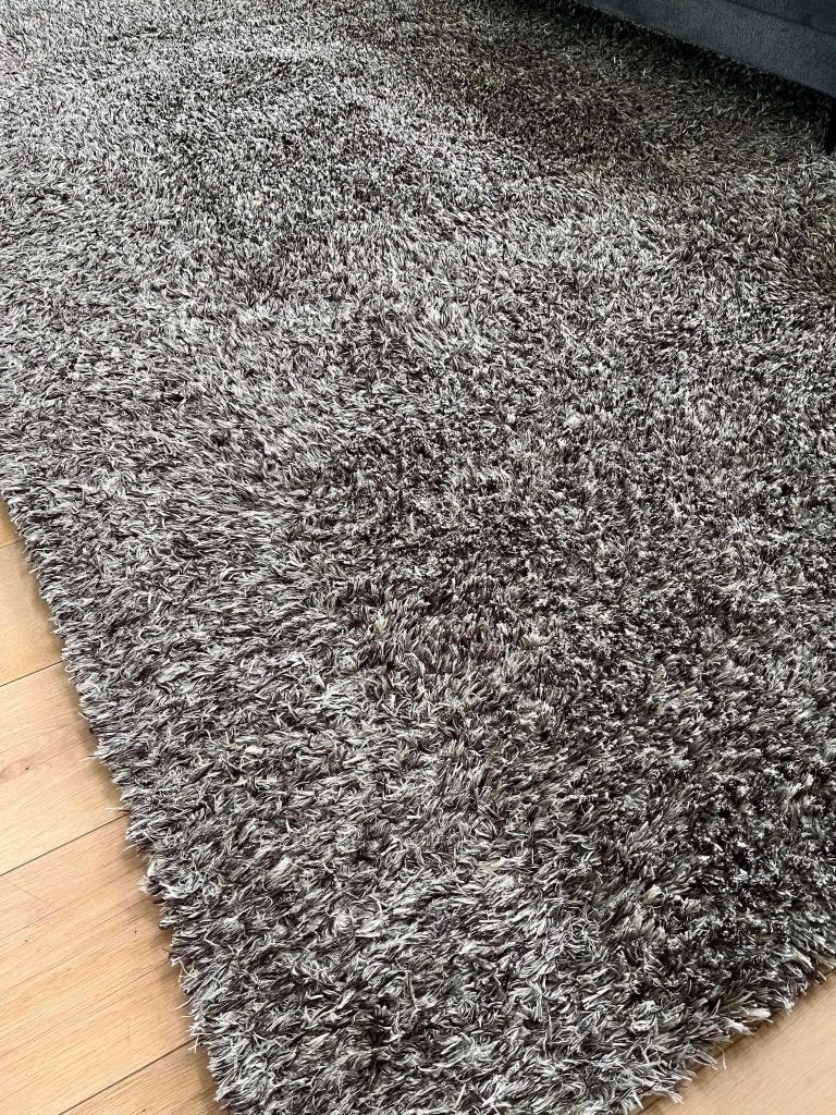 Tapijt, Huis en Inrichting, Stoffering | Tapijten en Vloerkleden, Ophalen, Gebruikt, Grijs, 200 cm of meer