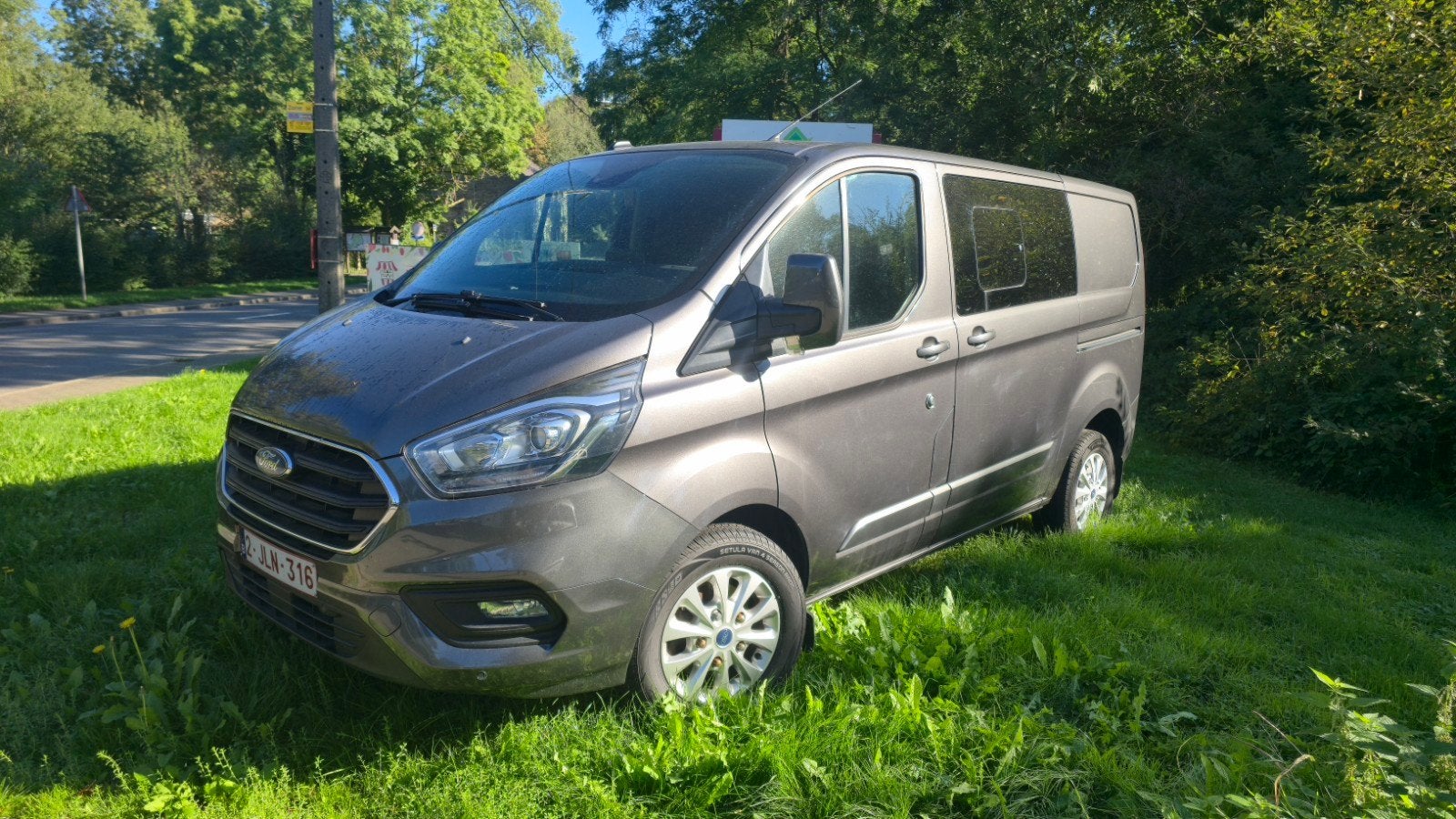 Ford transit custom double cabine, Voorwielaandrijving, Stof, 1995 cc, 6 zetels