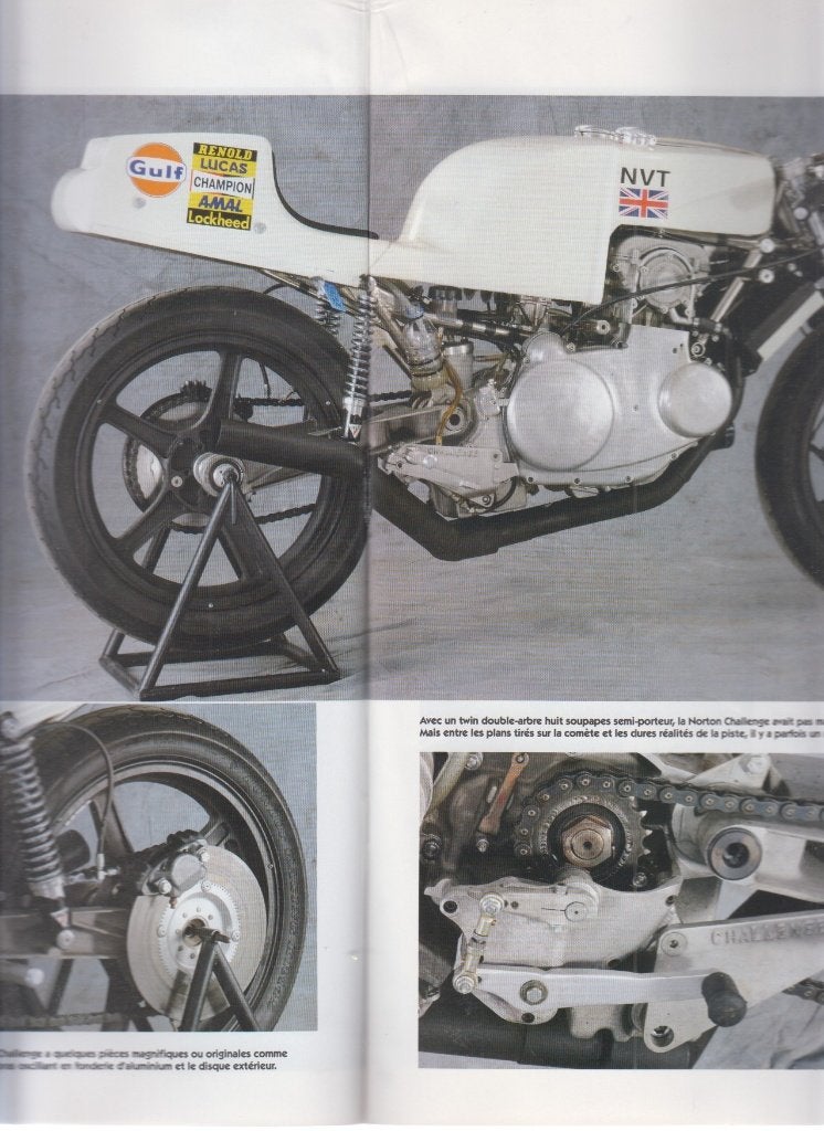 1976 Moto Norton Challenge Cosworth compétition collection, Envoi, Utilisé