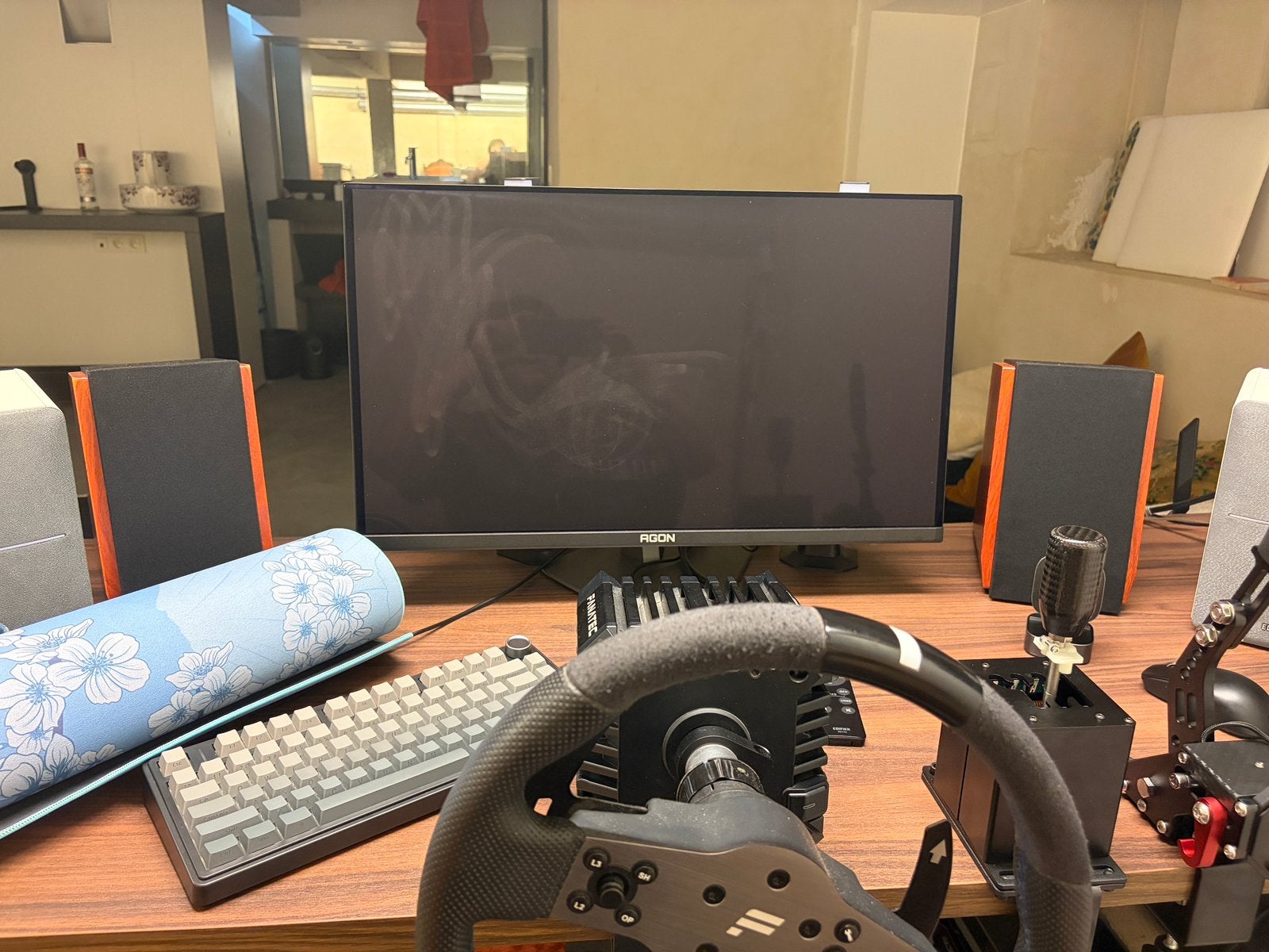 Complete gaming/racesimulatorset te koop *bundel/individueel, Ophalen, Zo goed als nieuw, Muismat, PC