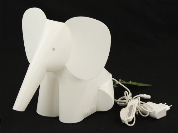 Zzzoolight Officina Crea olifant, Huis en Inrichting, Wit, Ophalen, Gebruikt, Kinderlamp