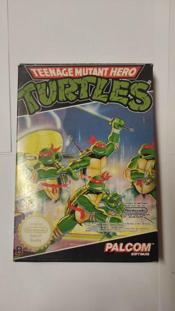 Turtles nintendo nes avec boîte et mode d'emploi, Enlèvement