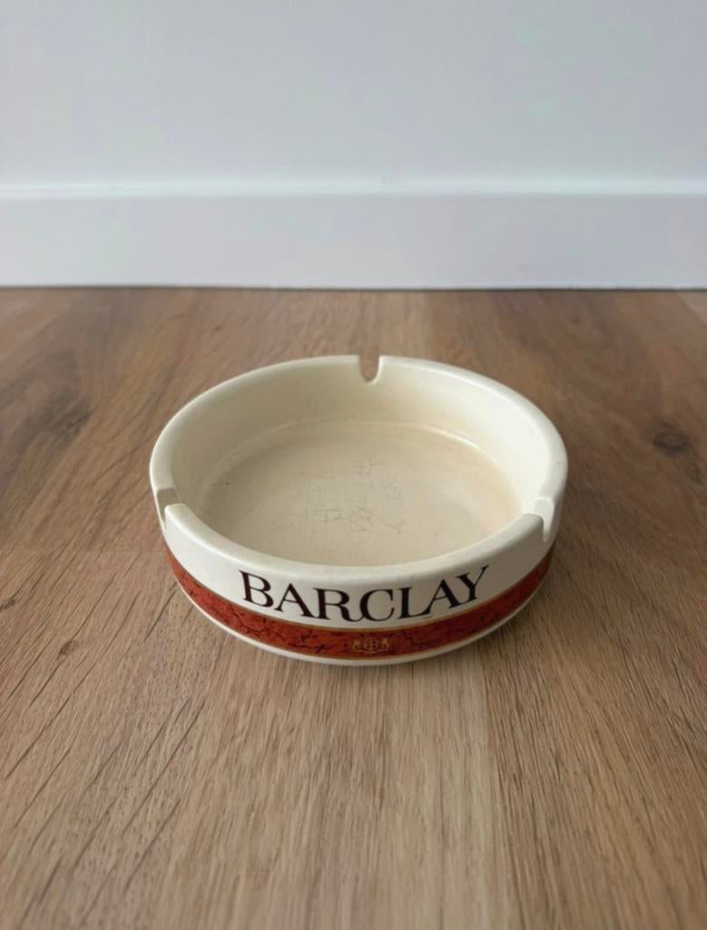 Vintage Barclay asbak, Verzamelen, Ophalen, Gebruikt, Asbak