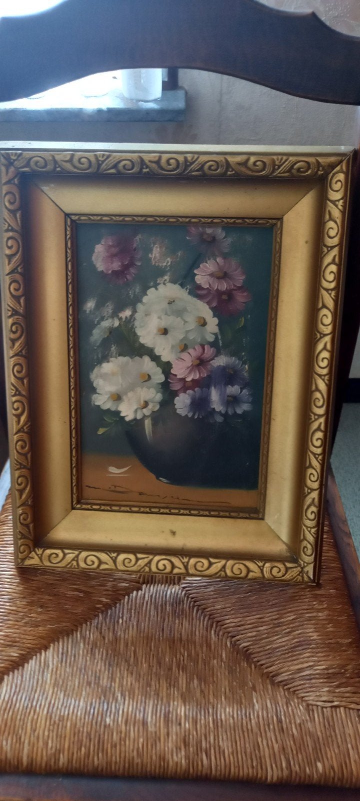 Bloemenschilderij, Ophalen