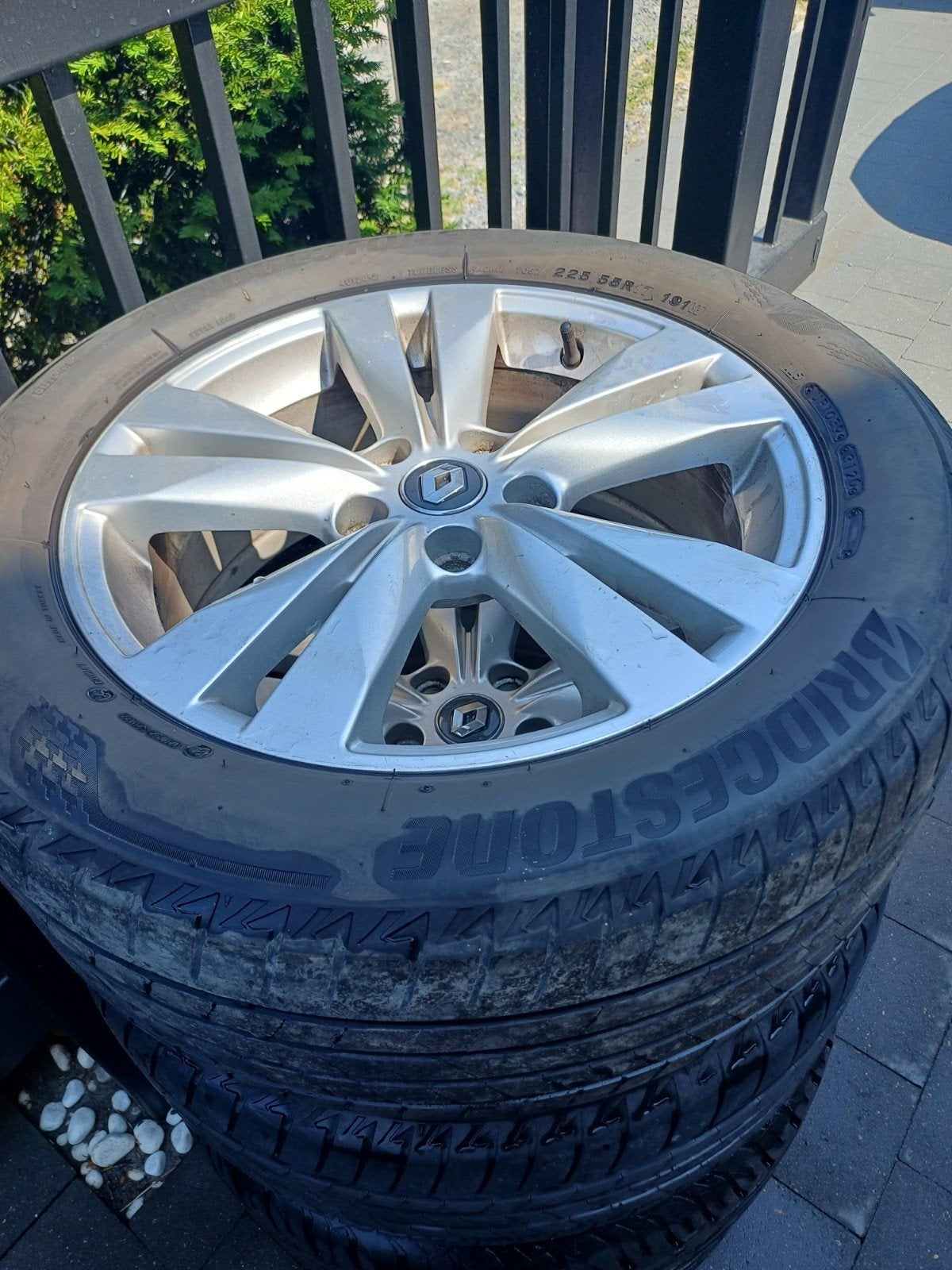 Renault Talisman orgineel set  velgen  225/55/17 goede staat, Ophalen, Gebruikt, Banden en Velgen, 17 inch