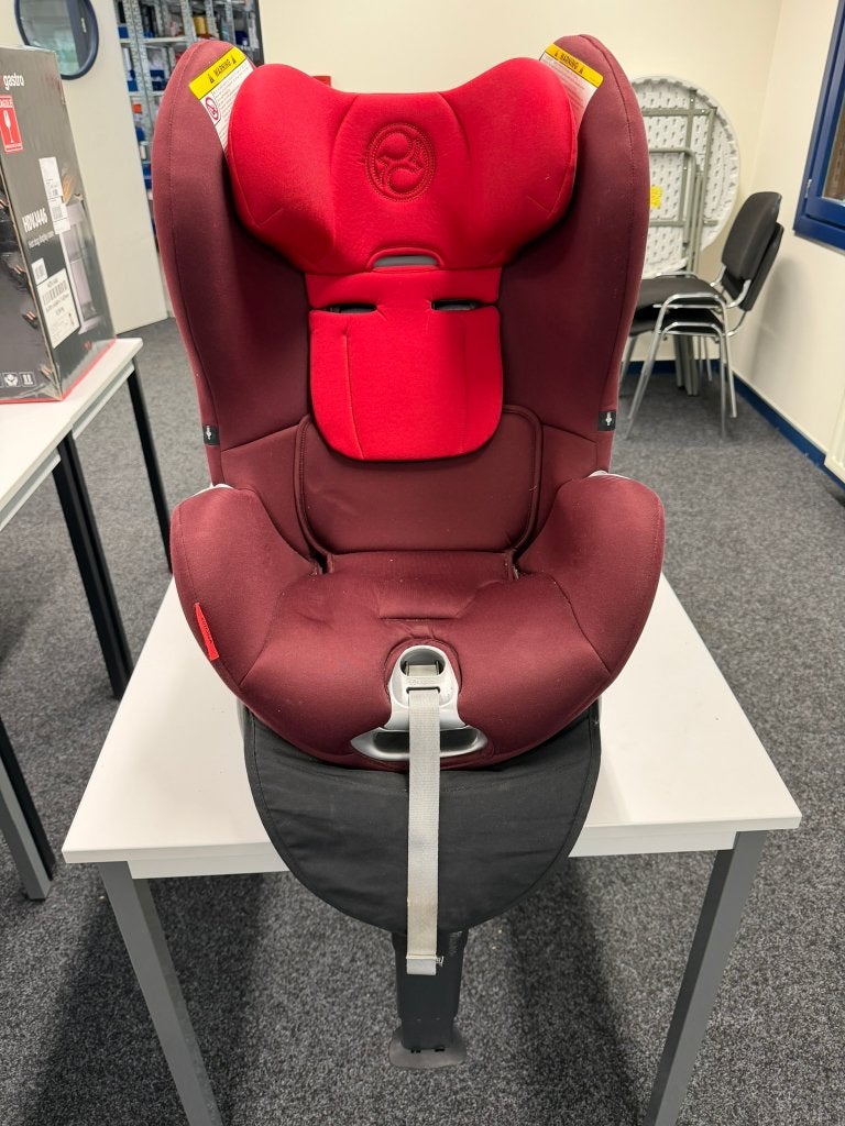 Cybex Platinum Sirona autostoel IsoFix rood, Gebruikt, 0 t/m 18 kg, Zijbescherming, Isofix