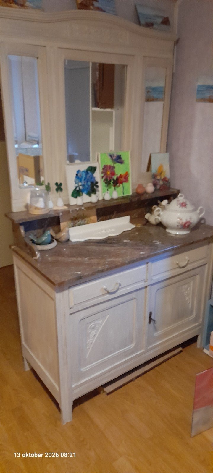 Commode, halkast, dressoir, spiegelkast, buffetkast, Ophalen