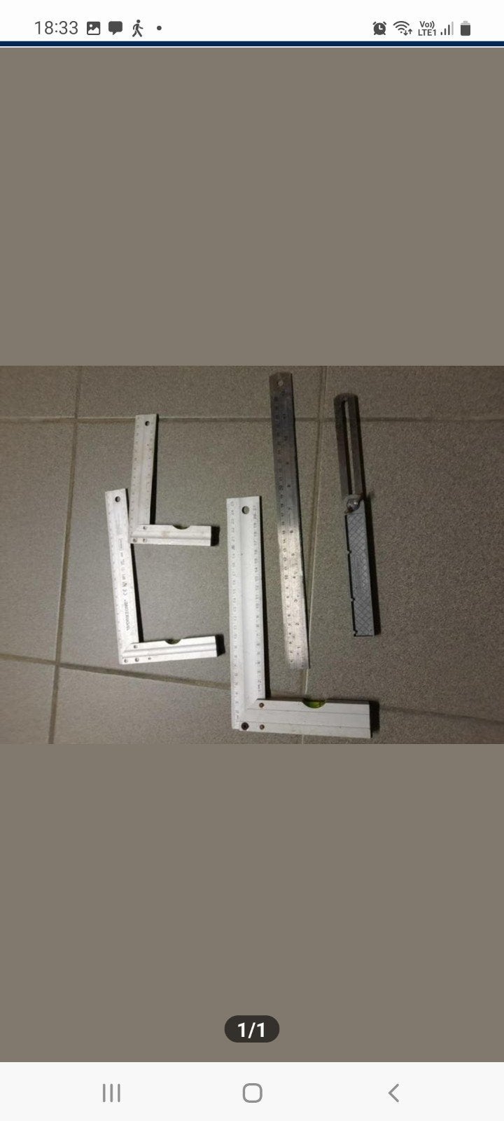 Waterpas , uitpashoeken, Doe-het-zelf en Bouw, Gereedschap | Handgereedschap, Ophalen, Waterpas