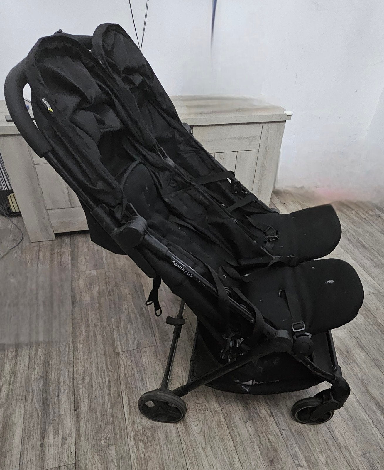 Compacte duo buggy te koop van het merk Hauck, Kinderen en Baby's, Ophalen, Gebruikt, Duomodel