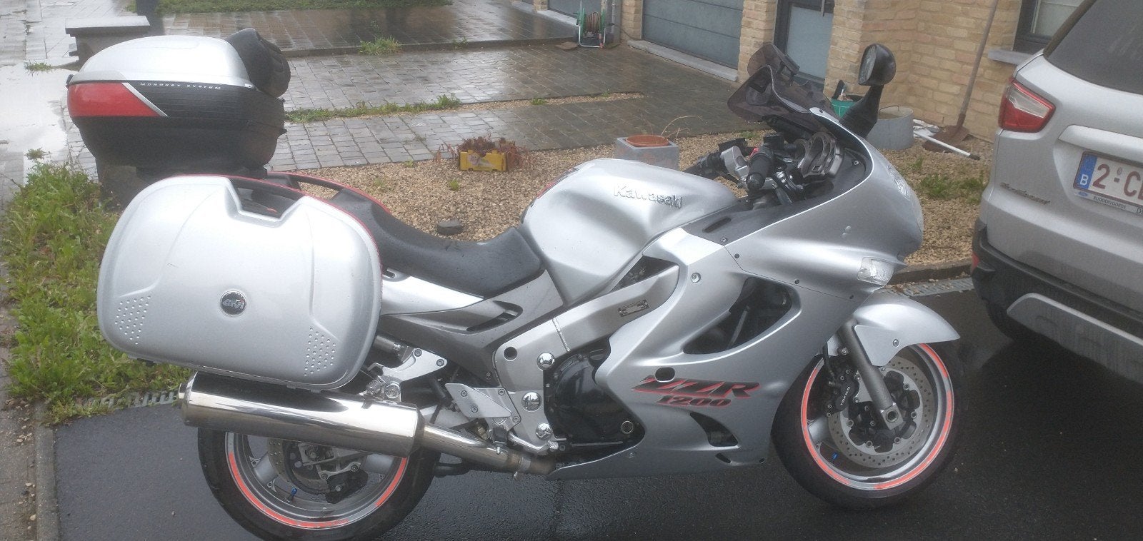 ZZR 1200 bouwjaar 2003 met 33000 km . 3 koffers inclusief., Motos, Motos | Kawasaki, Particulier