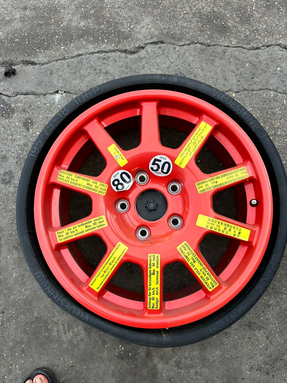 Galette Secours cayenne Q7 Touareg 4 jantes aussi BMW aussi, Autos : Pièces & Accessoires, Enlèvement, Pneus et Jantes