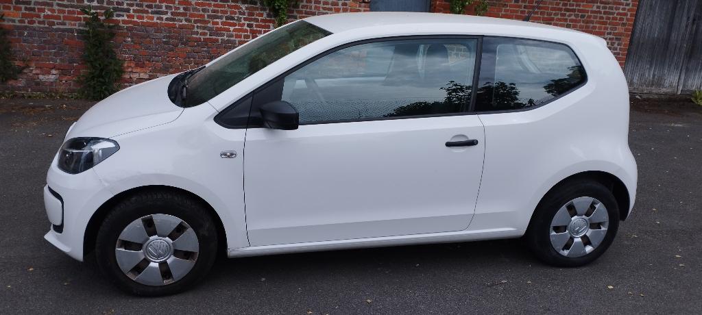 vw up!, Auto's, Voorwielaandrijving, Stof, Wit, Handgeschakeld