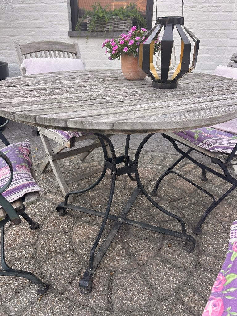 Tuinset, Tuin en Terras, Ophalen, 4 zitplaatsen, Gebruikt, Tuinset