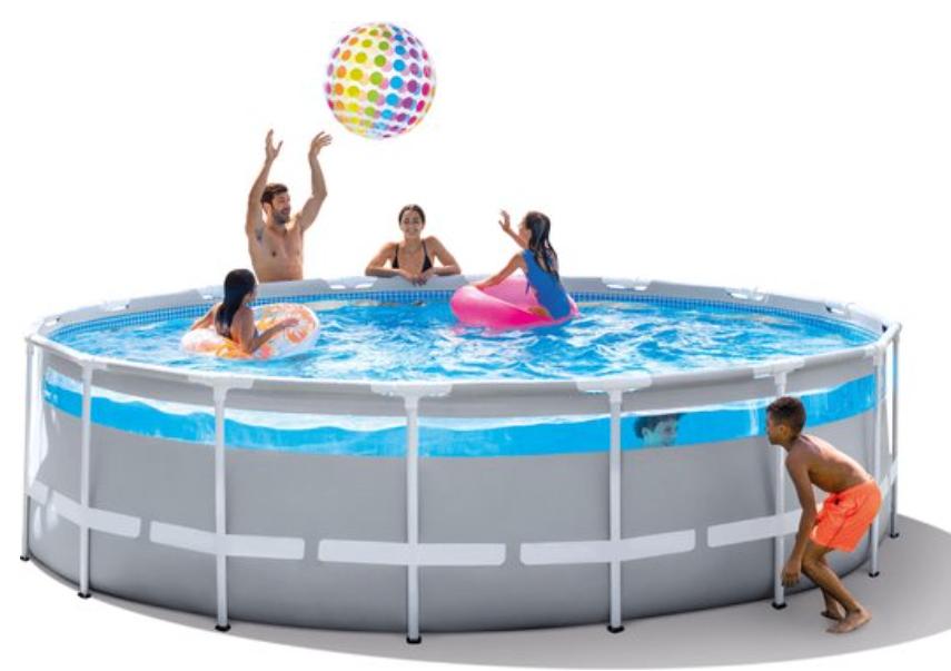 Intex zwembad 488x122 cm met filterpomp en accessoires, Tuin en Terras, Gebruikt, 300 cm of meer, Ovaal, Ophalen