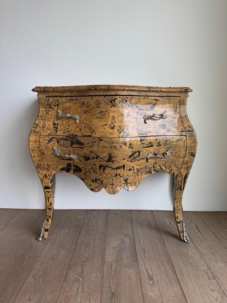 Vintage franse stijl commode, 25 à 50 cm, Frans, Moins de 100 cm, Comme neuf