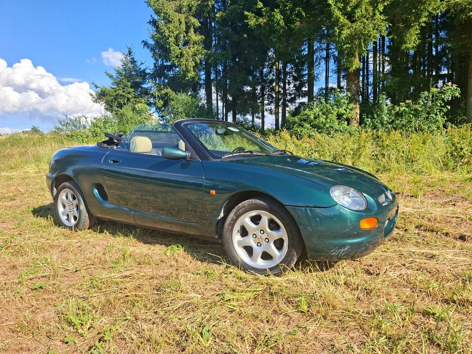 MG F 1997, Auto's, MG, Achterwielaandrijving, Beige, Cabriolet, Handgeschakeld