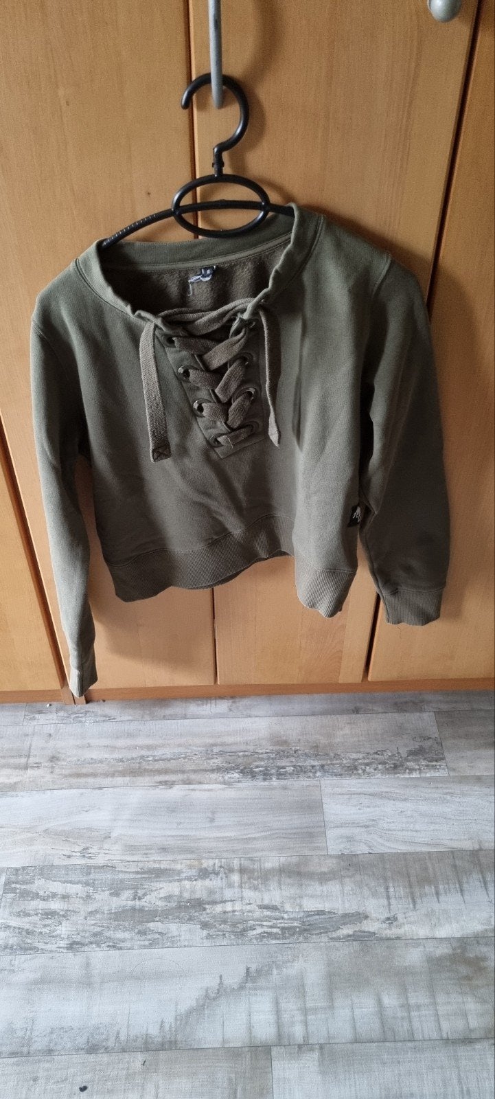 kakigroene trui Amy en ivy maat M, Kleding | Dames, Truien en Vesten, Ophalen