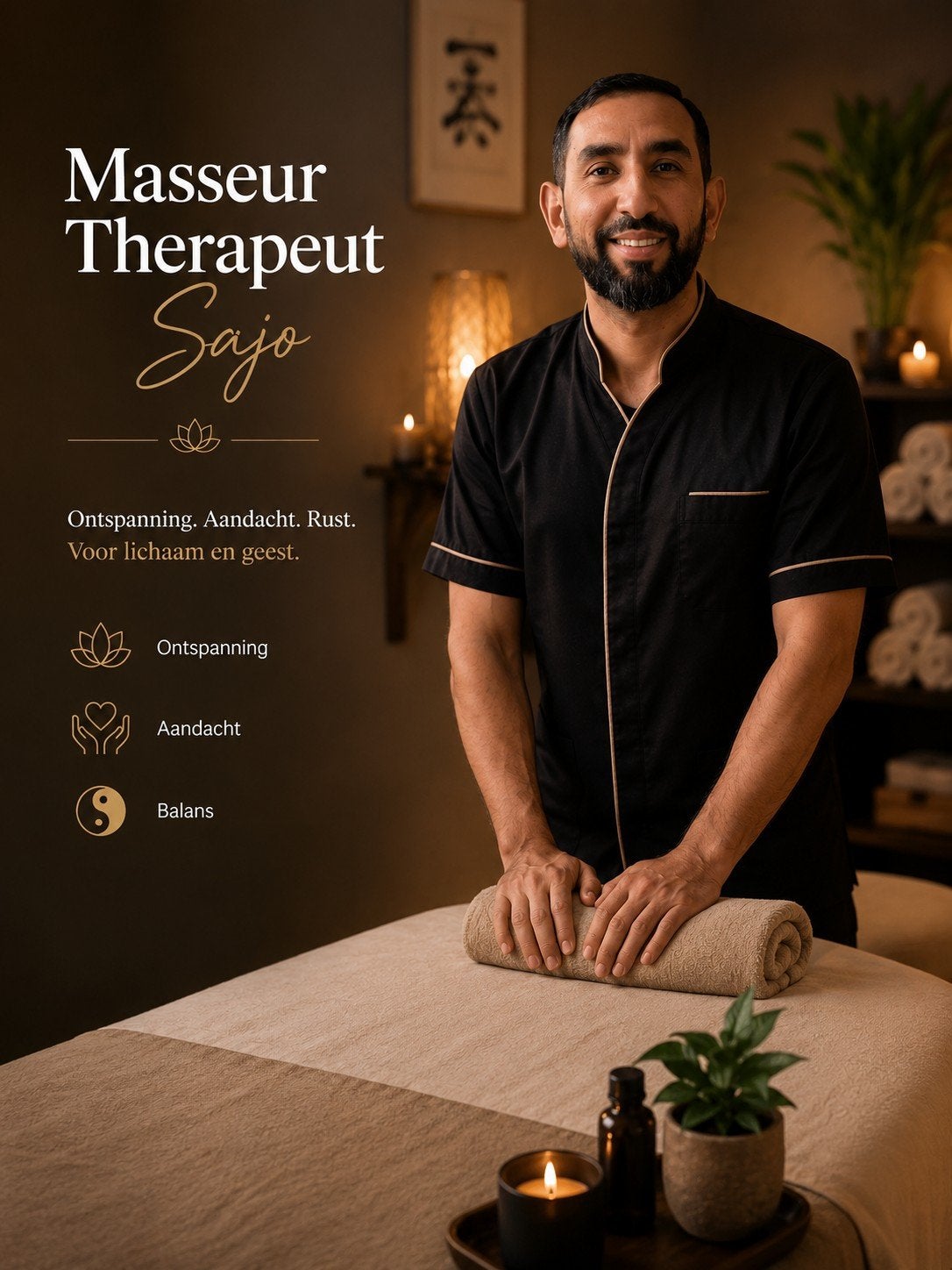 Verschillende massage op Maat ( stress. Vaste spieren..., Diensten en Vakmensen, Ontspanningsmassage