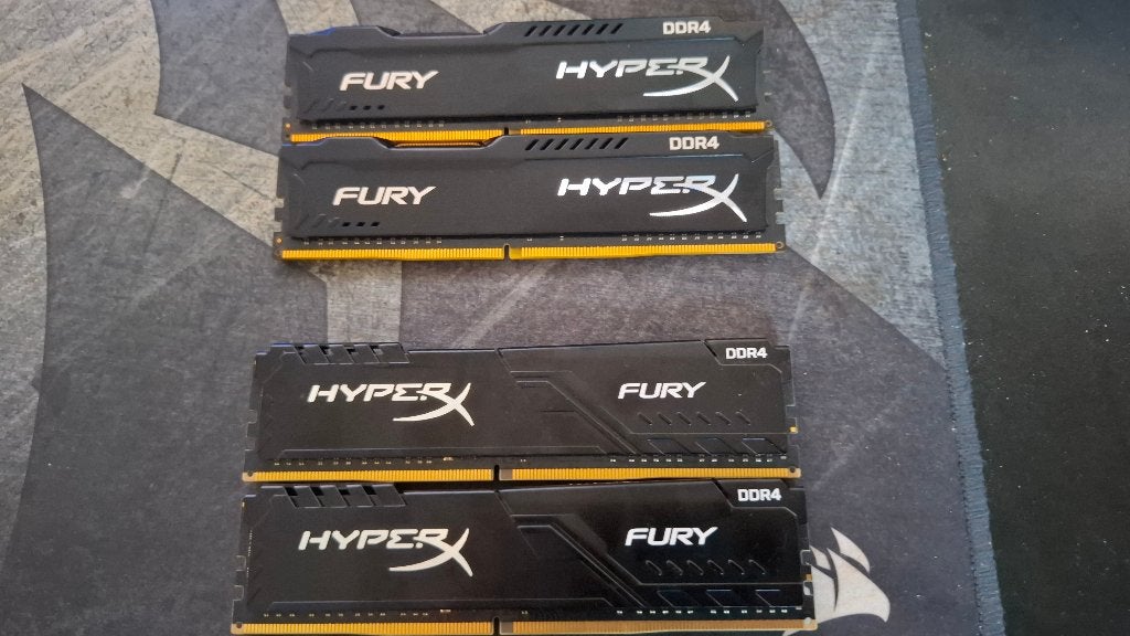 DDR-4 HyperX Fury (kingston) Ramgeheugen 32 Gig (4 x 8GIG), 32 GB, DDR4, Enlèvement, Utilisé