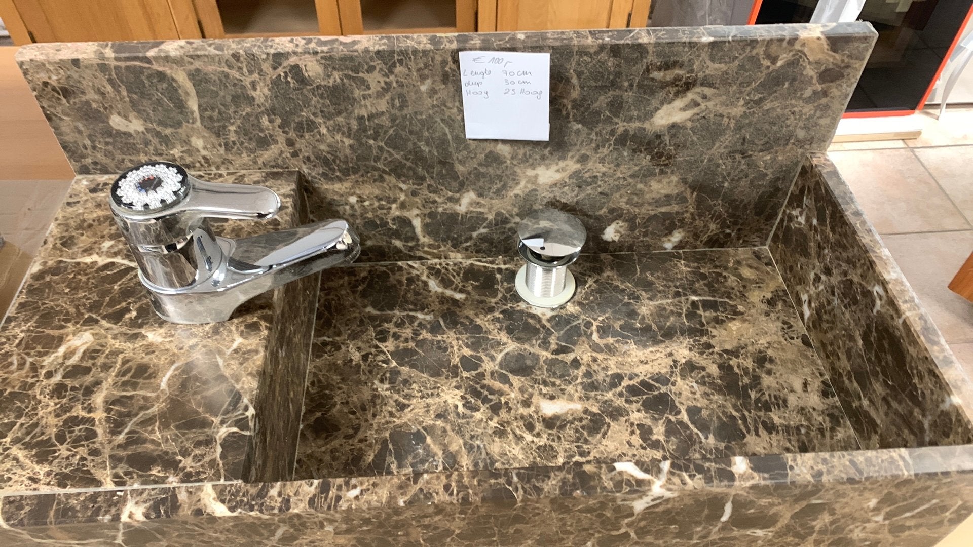 Natuusteen nieuwe wastafel, Enlèvement, Neuf, Pierre, Lavabo
