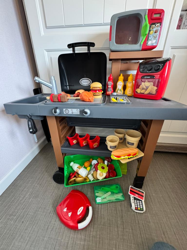 Barbecue smoby, Kinderen en Baby's, Ophalen, Zo goed als nieuw