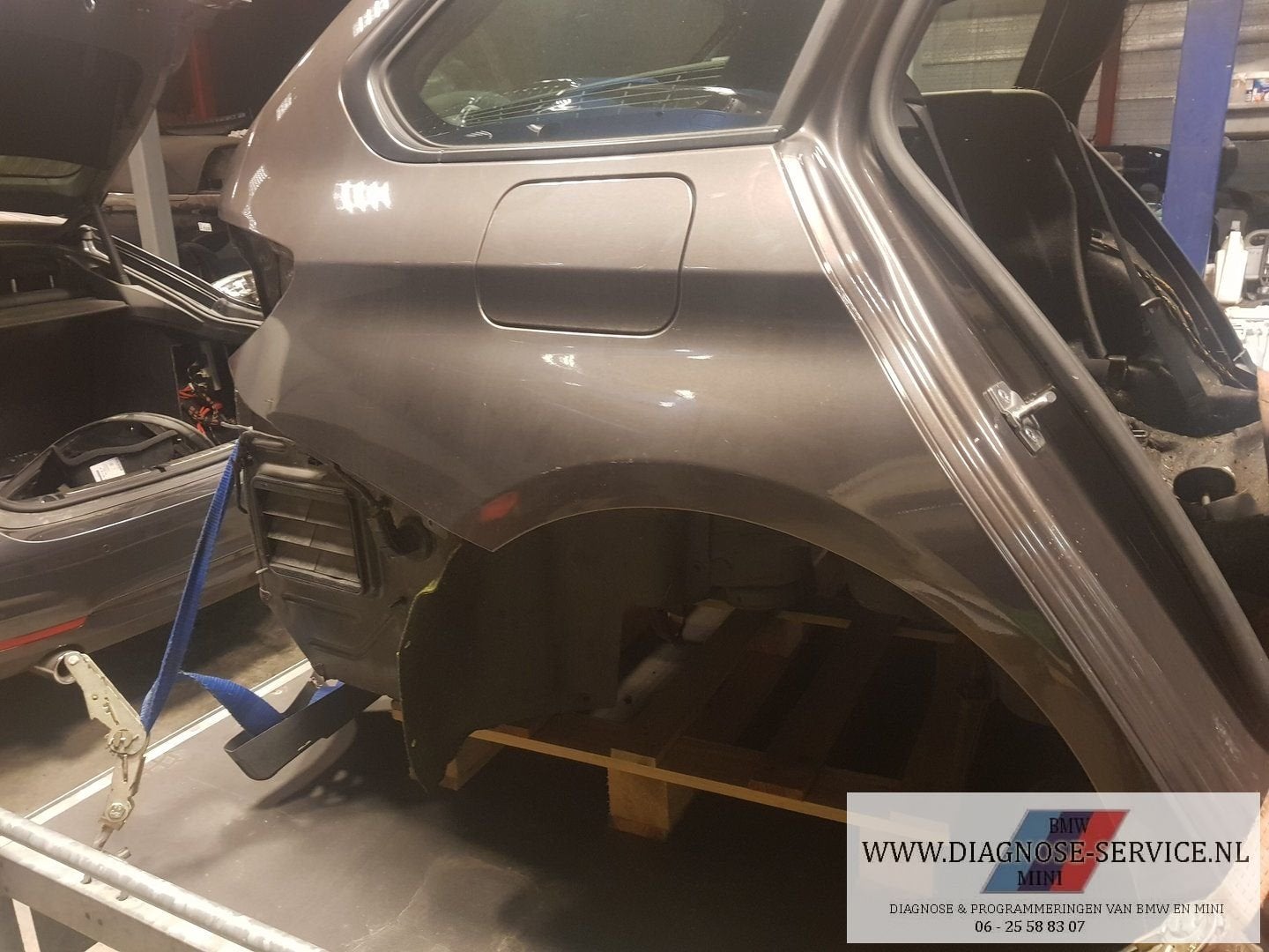 BMW 3er F31 touring  rechts achterhoek achterscherm kont dak, Ophalen, Gebruikt, -, -