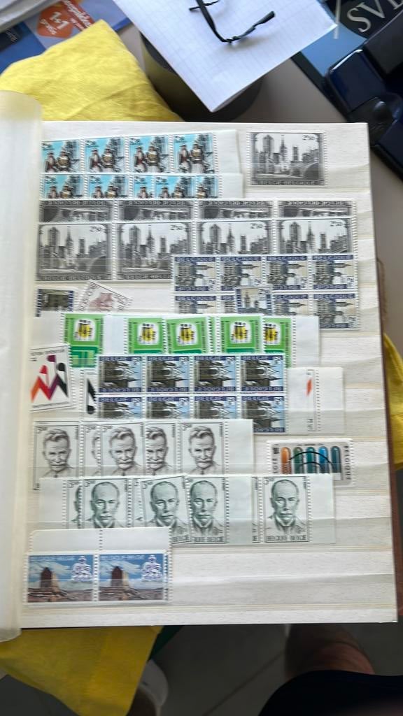 Collection de timbres belges, Enlèvement