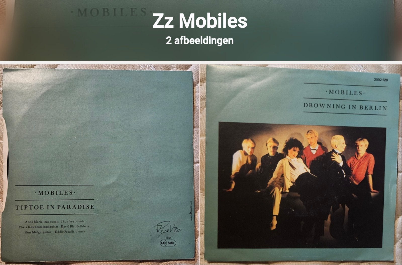 Mobiles 1981 Drowning in Berlin, Ophalen of Verzenden