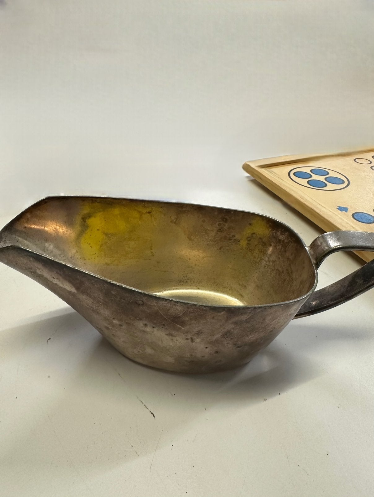 Bol à sauce vintage en métal argenté - Kreis AG, Saint-Gall, Enlèvement ou Envoi