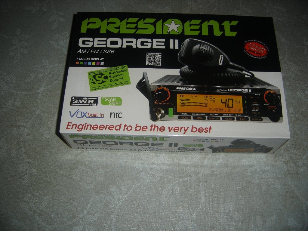 CB-station - President George 2, Ophalen, Nieuw, Portofoon of Walkie-talkie