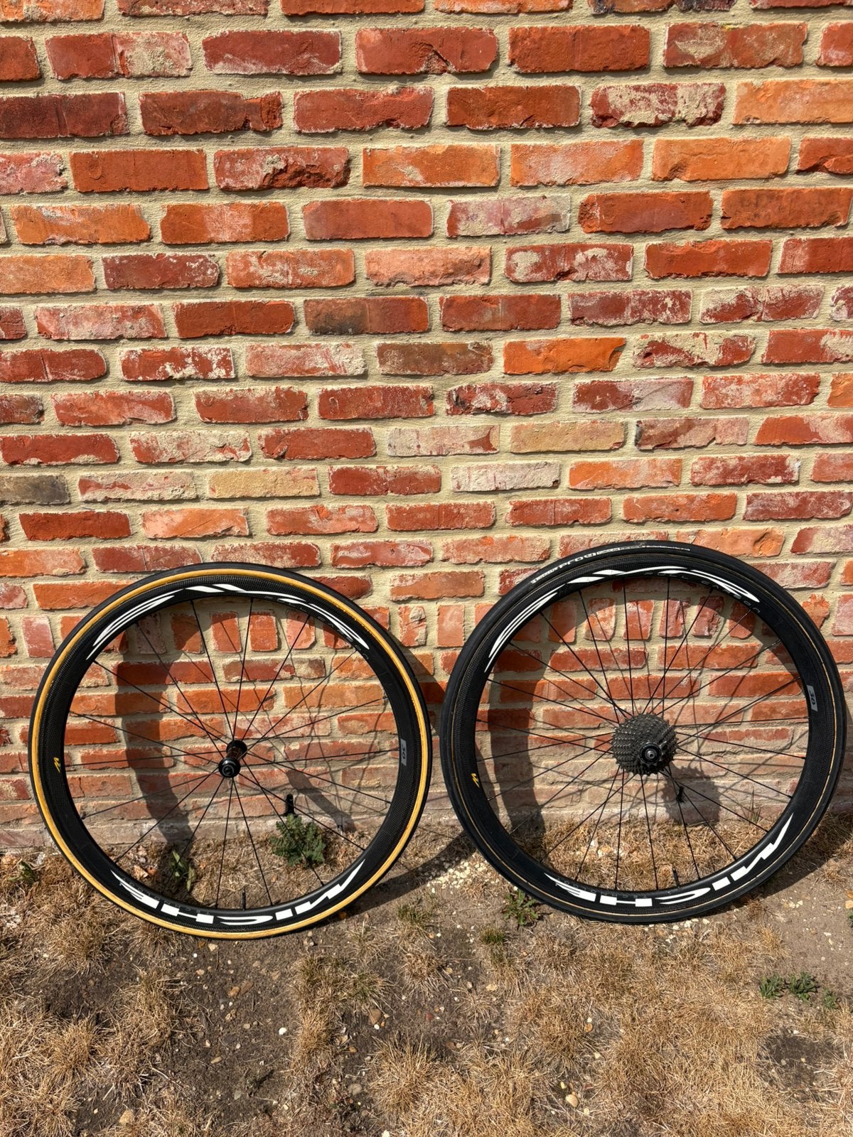 Miche SWR Full Carbon 38mm velgrem, Fietsen en Brommers, Fietsonderdelen, Racefiets, Zo goed als nieuw, Carbon, Ophalen