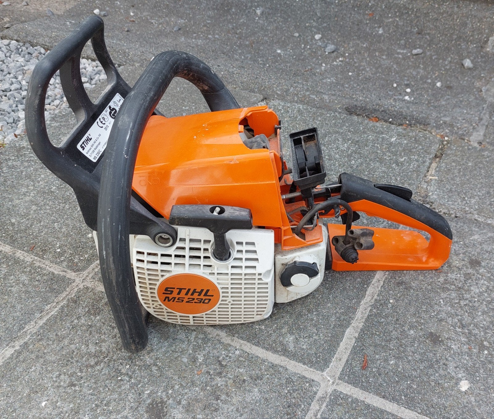 Tronçonneuse stihl ms 230 pour pièces...., Jardin & Terrasse, Outils à main, Enlèvement ou Envoi, Utilisé, Hache, STIHL